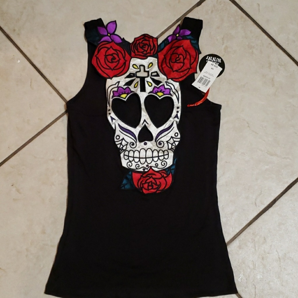 Skull tank top